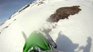 Arcticman Saturday 2012 ... Cornice Drops, Big Climbs & an Avalanche!!