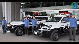 Land Cruiser e Hilux doadas para polícia tornam-se viaturas únicas no país