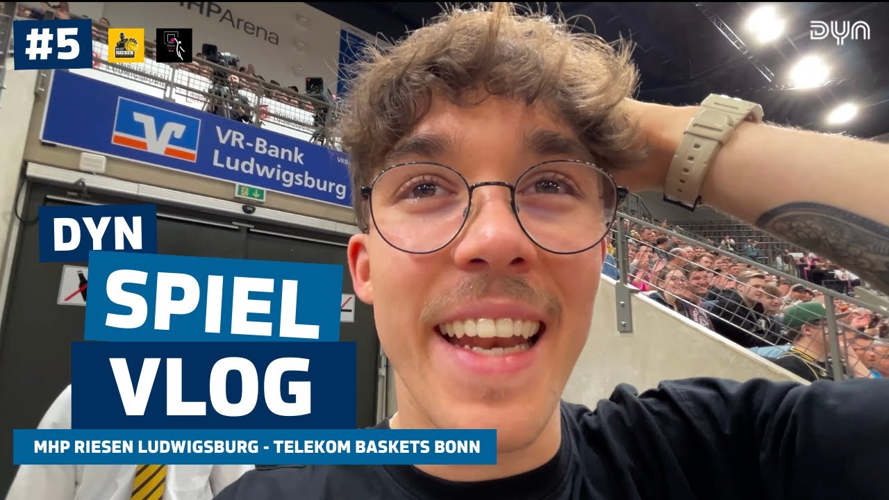 Dyn Spiel #vlog MHP RIESEN Ludwigsburg - Telekom Baskets Bonn @sannybasket