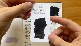 A WOW INK Platinum Chou Kuro Ink Review