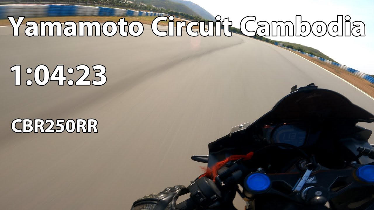 My personal best lap time at Yamamoto Circuit Cambodia