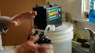 DIY TIG Welder water  circulating pump for a water cooled torch