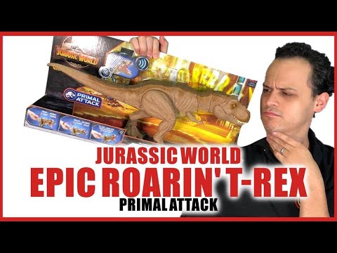 ¡Unboxing y REVIEW de Jurassic World Camp Cretaceous Epic Roarin T-Rex TYRANNOSAURUS Mattel ! 🦴😮