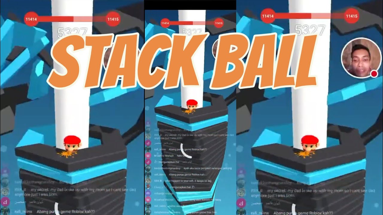 talking Tom 2 and stack Ball again part 1 - YouTube