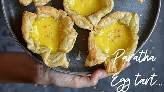 Paratha Egg Tartsenang Dan Sedap Tastytak Payah Guna Kulit Tart..guna Kulit Paratha Pun Menjadi..