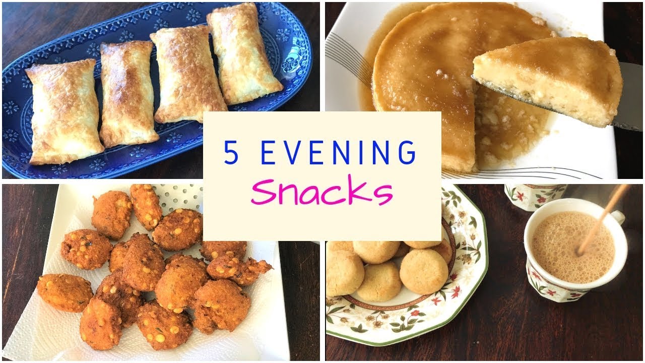 5 TASTY EVENING SNACK ideas for kids - YouTube