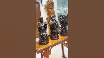 Tuyệt Phẩm Tam Đa Tử Đàn Tím I Tượng Gỗ Đẹp  #tuonggodep #dogo #dieukhacgo