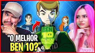 CONHECENDO a HISTÓRIA DE BEN 10 Força Alienígena em um VÍDEO! | React Clark