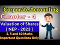 4 Corporate Accounting Valuation Shares NEP Bcom 3rd Sem important questions Gulbarga business ideas