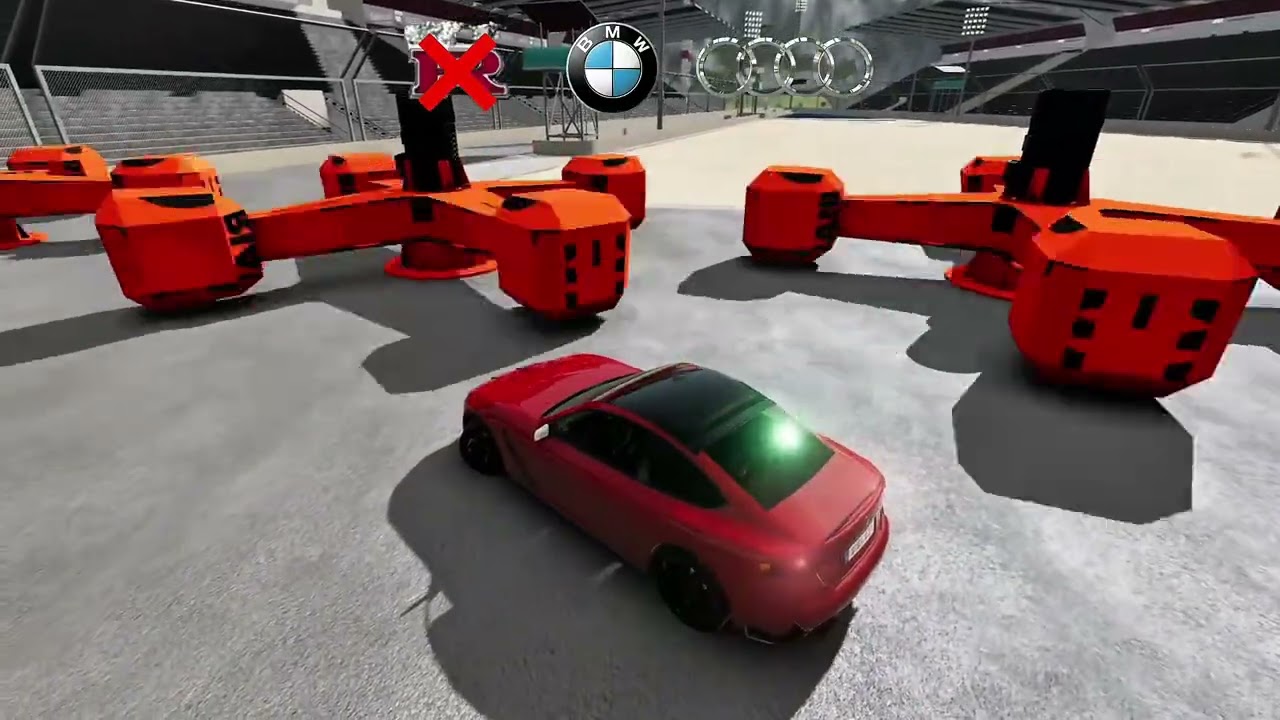 🚗 Nissan vs BMW vs Audi —  Survival Test!Which car survives the craziest crash test?