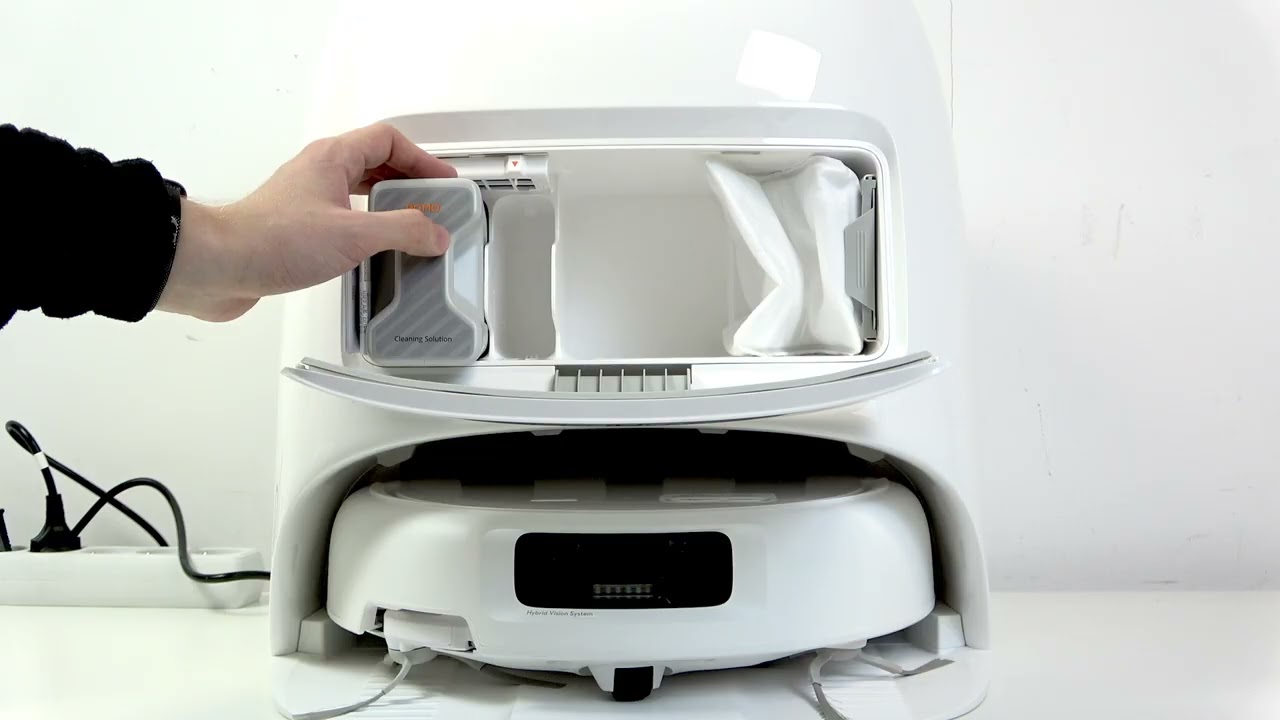 DJI ROMO S — Как установить чистящий раствор