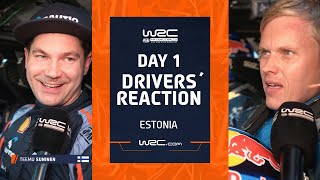 Day 1 Drivers' Reaction | WRC Rally Estonia 2023