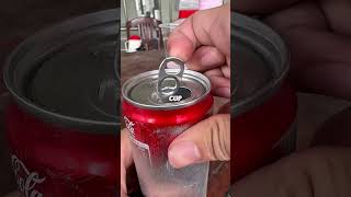 How to make a see-through soda can.