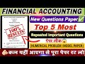 Financial Accounting Question Paper 2026 | Bcom 1st Year Financial Accounting question paper 
