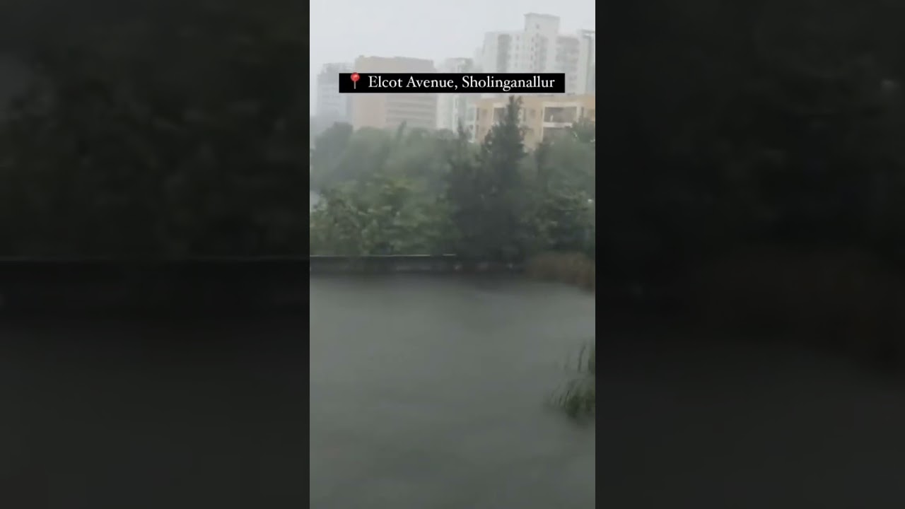 Elcot IT park sholingnallur after cyclone || 