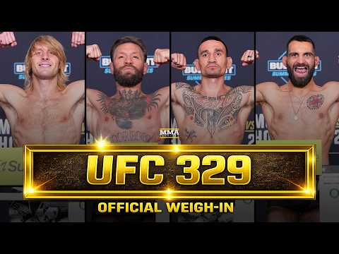 UFC 329: McGregor vs. Holloway 2 Official Weigh-Ins | MMA Fighting