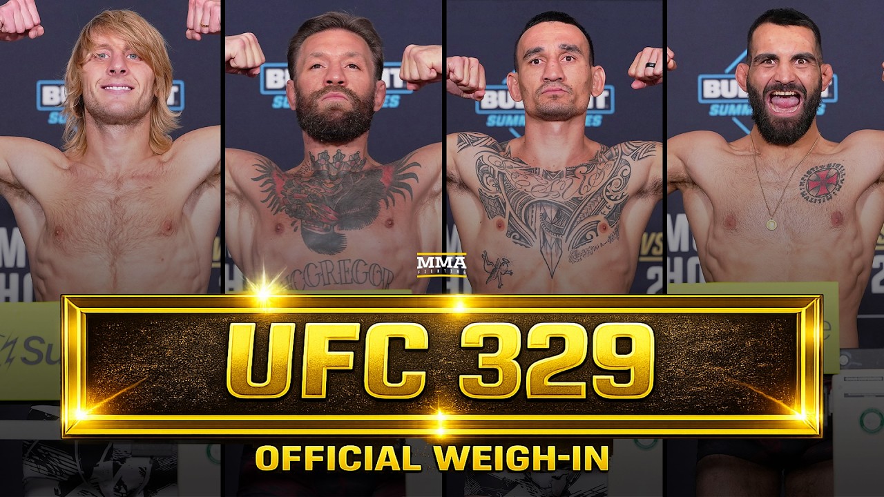 UFC 329: McGregor vs. Holloway 2 Official Weigh-Ins | MMA Fighting