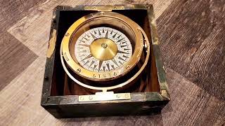 E.S. Ritchie & Sons Boston Nautical Ship Compass 1926 - Restored by DJDAudio 28 views 6 months ago 39 seconds