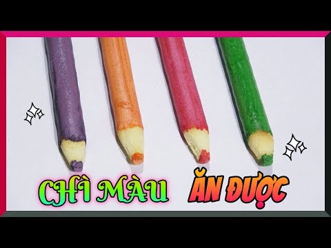 Video: Cách Làm Bút Chì Màu ăn được