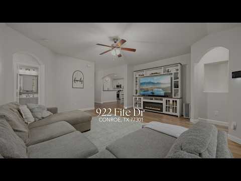922 Fife Dr, Conroe, TX home video tour