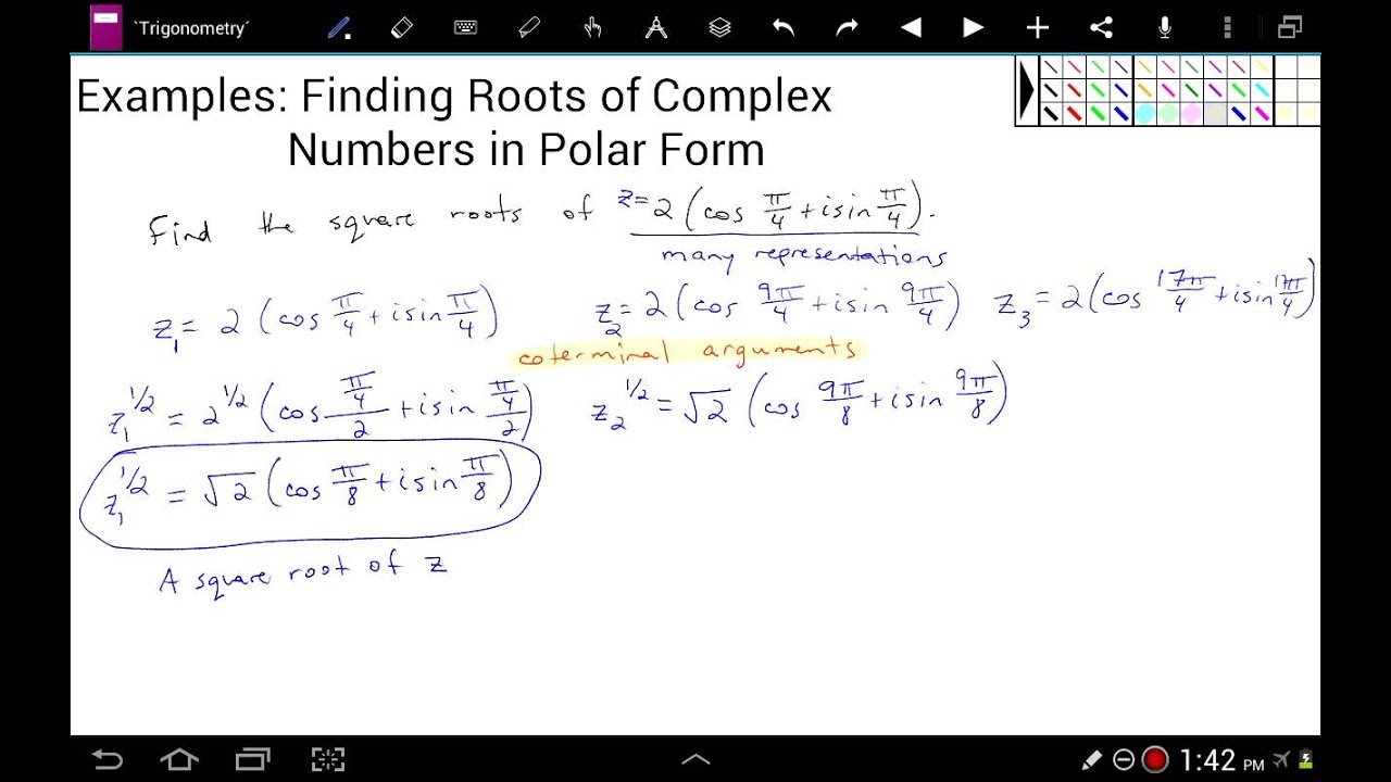 n-order-roots-of-complex-number-that-is-complex-numbers
