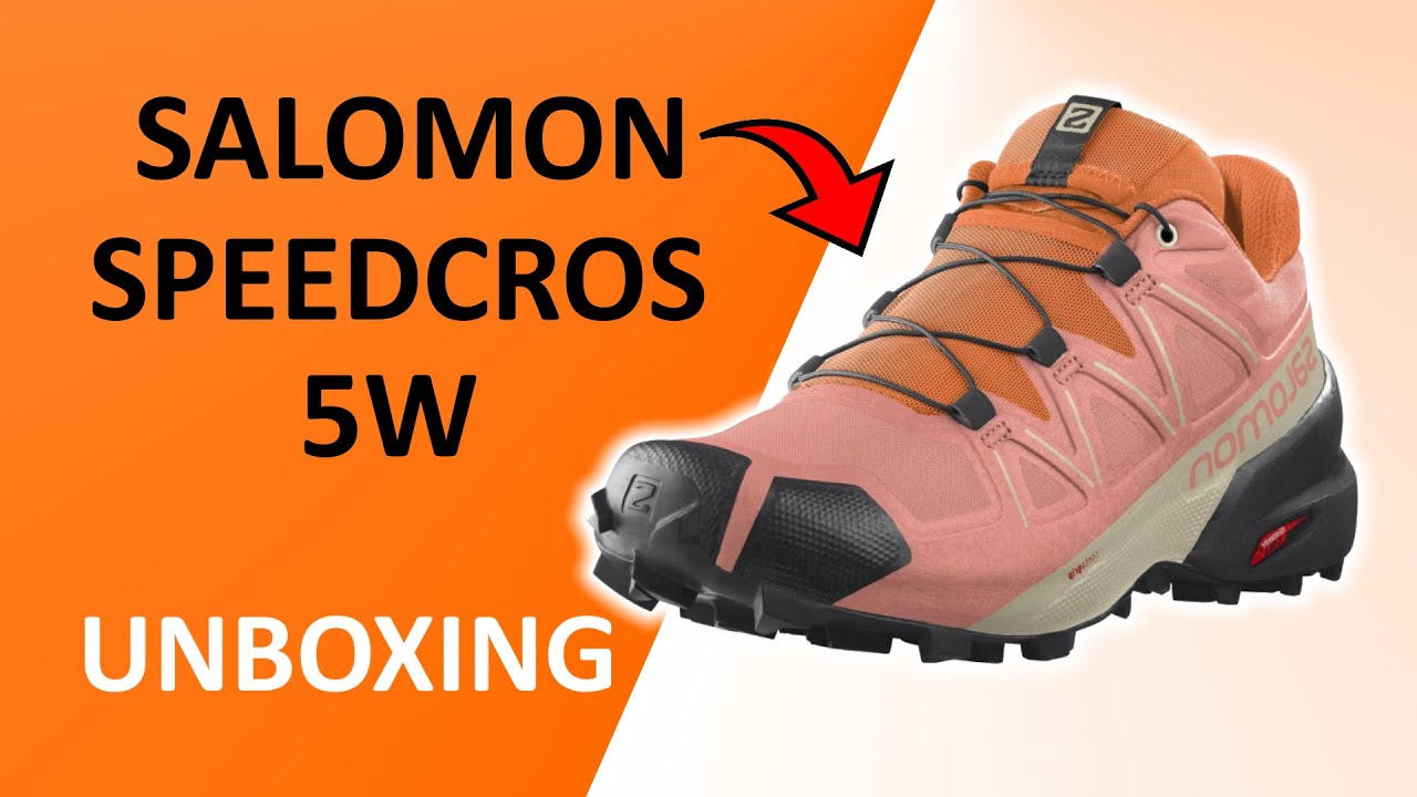 Salomon Spedcross 5 W Blooming Dahlia (416099 20) Unboxing 4K - YouTube