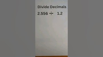 How to Divide Decimals by Decimals #shorts