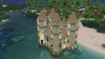 The Sims 4: Speed Build | Sand Castle  – base part 1 | No CC