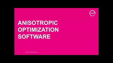 Anisotropic Optimization Software, ParaMatters & Covestro & Airbus