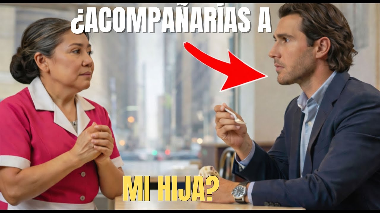 LA CAMARERA LE HACE UNA PETICIÓN INESPERADA AL MILLONARIO: “¿ACOMPAÑARÍAS A MI HIJA HOY?”