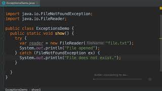 126 Catching Exceptions