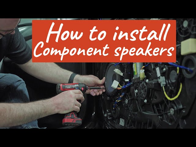 How to install component car speakers | Crutchfield class=