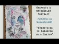Painting a Portrait in Graphite &amp; Watercolor