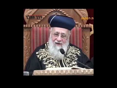 רופא שנים ערבי בשם "עובדיה"! מרן הראש"ל רבינו יצחק יוסף שליט"א בשיעור השבועי ביזדים עם הסיפור המרתק!