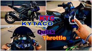 KTC Quick Throttle Review In Bangla ॥KTC VS DOMINO  Quick Throttle Compare  || R15 V3 screenshot 1