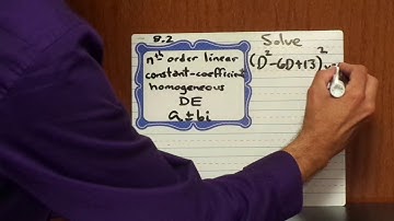 Examples of Solving n-th order linear constant coefficient homogeneous differential equations