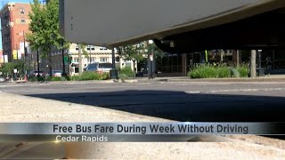 Free Bus Fare Week in Cedar Rapids
