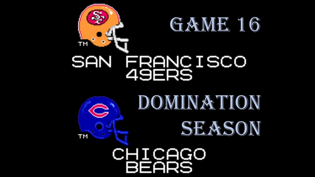 Супербоул Tecmo - Сан-Франциско 49ерс - Игра 16 - Сезон полного доминирования