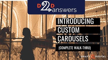 Using Custom Carousels - D2D Author Pages