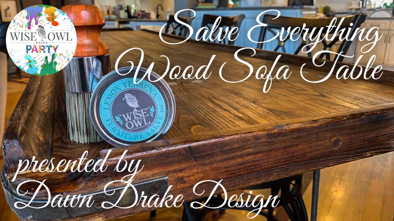 Salve Everything!  Using Wise Owl Paint's Furniture Salve On A