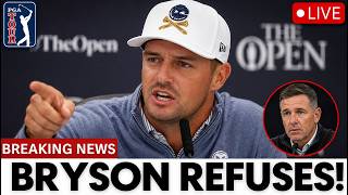 PGA TOUR BOMBSHELL: Bryson DeChambeau REFUSES to Back Down in SHOCK Brian Rolapp Standoff