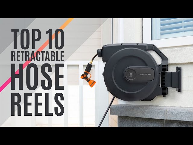 Top 10: Best Retractable Garden Hose Reels in 2023 / Wall Mounted Hose  Reel, Retractable Water Hose 