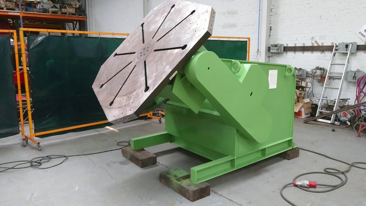 Bode 150VP 7500kg Welding Positioner - Test Under Power - YouTube