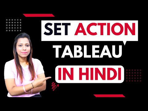 Set Actions Tableau in Hindi | How to Visualize Excel Data in Tableau