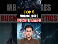 💥 Top 5 MBA Colleges for Business Analytics 2025 | Fees, Placements &amp; ROI #MBA2025 #CAT2025