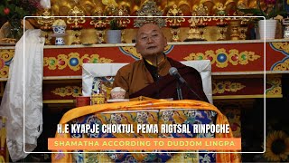 H.E Kyapje Tulku Pema Rigtsal Rinpoche Teaching Shamatha According to Dudjom Lingpa in NYC Part 1