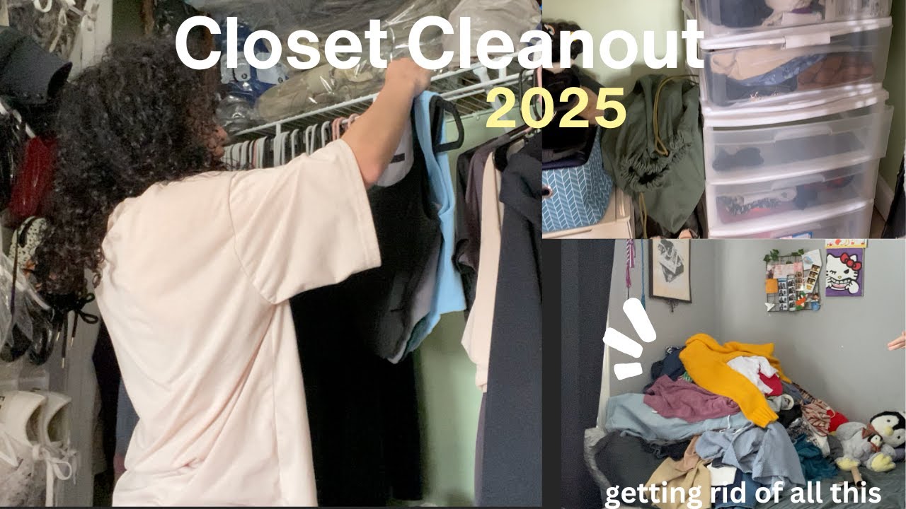 much needed CLOSET CLEANOUT - YouTube