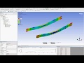 ANSYS. Расчет гофрированной балки