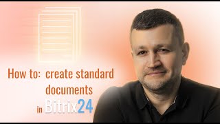 How to: create standard documents in bitrix24
