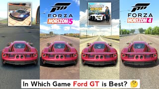 Ford GT Comparison in Extreme Car Driving Simulator, Car Parking Multiplayer, Forza Horizon 4 & 5